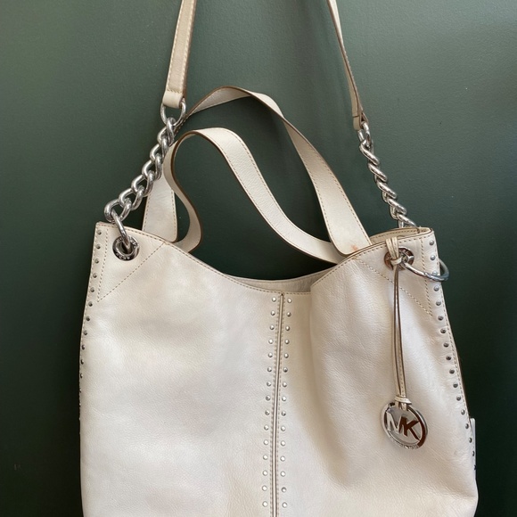 Michael Kors Large White Satchel - Picture 3 of 6